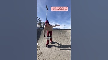 Learn to BACKSIDE STALL on ROLLERSKATES #shorts