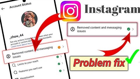 remove content and messaging issues on instagram fix kaise karen remove content messaging Instagram
