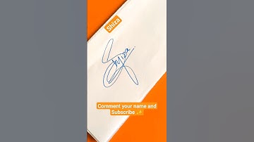 How to do signatures of shiza #signature #calligraphy #shorts #youtubeshorts #art