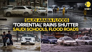 Saudi Arabia floods: Flash floods inundate roads in Riyadh as heavy rains disrupt life I WION