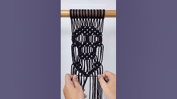 Macrame skeleton tapestry tutorial part two. Follow for more.#eousemacrame #macrametutorial