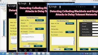 Detecting Colluding Blackhole and Greyhole Attacks in Delay Tolerant Networks in Java