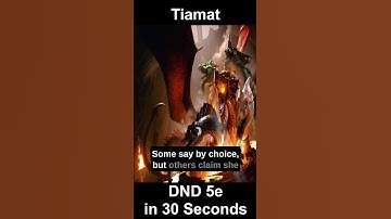 DnD 5e: Tiamat in 30 seconds or less! #DND30Seconds #DND #DungeonsandDragons #DND5e