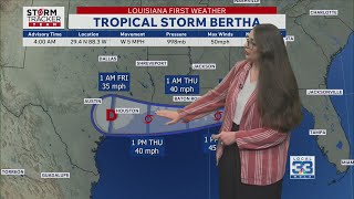 Wednesday Morning Forecast: Extreme Heat & Tropical Storm Bertha to impact region