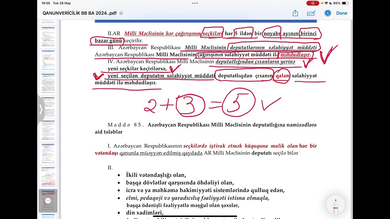 Konstitusiya maddə:81-90(Qanunvericilik hakimiyyəti-Milli Məclis)