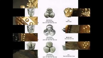 Tricone bits (TCI tricone bit/Steel tooth tricone bit), Drag bits, PDC bits, Diamond bit