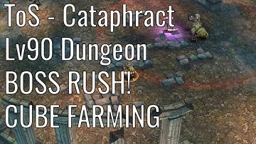 Tree of Savior - Level 90 Dungeon BOSS RUSH