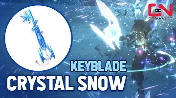 Kingdom Hearts 3 - Crystal Snow Keyblade - All Formchange - Showcase
