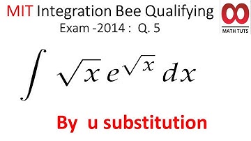 Solving MIT Integration Bee Qualifying Exam 2014  :  Question 5
