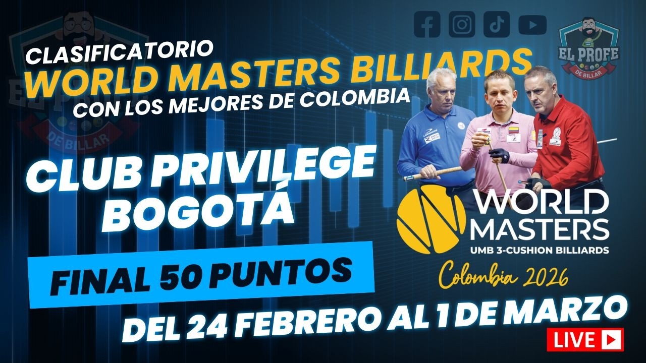 II Clasifcatorio World Masters - Día 6 EN VIVO #worldmasters2026