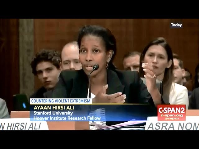 Senate Homeland Security Committee, w Ayaan Hirsi Ali (6-14-17)
