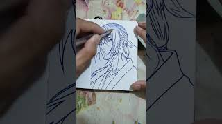 uchiha itachi #anime #drawing #fanart #itachi #shorts