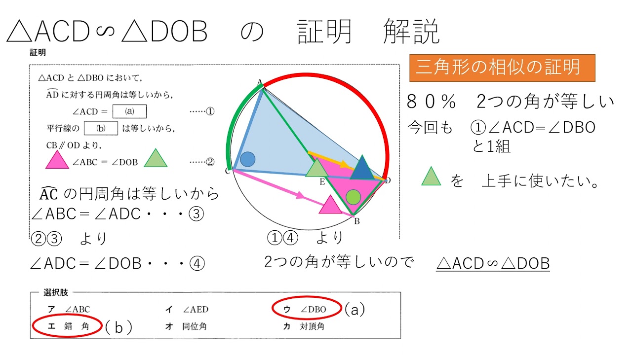 ２０２１年千葉県公立高校入試問題数学2021年4番