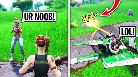 I Met A Toxic 12 Year Old in Fortnite Playground Fills, Then DESTROYED Him.. (He Cried)