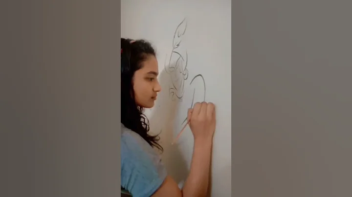 krishna wall painting #paintinglover #artist #shorts #trending #krishna