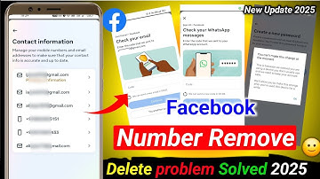 How to Remove Number from Facebook Check your WhatsApp Messages Facebook | WITHOUT WhatsApp Code