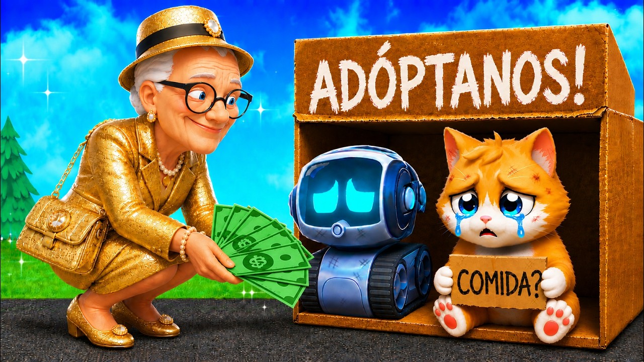 Una ABUELA RICA nos ADOPTÓ!🐱💵