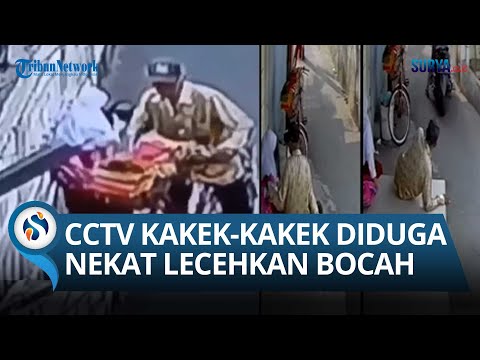 BEJAT! TEREKAM CCTV Detik-detik Seorang Kakek Melakukan Tindakan Asusila ke Bocah SD di Jaktim!