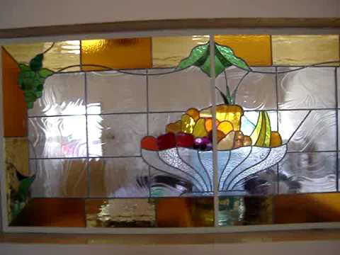 Vitral para ventana de cocina aibel25@hotmail.com.mpg youtube