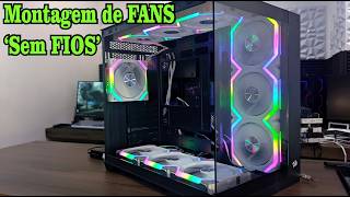 Instalando Fans Magnéticas Sem Fios No Gabinete Wideload Pro