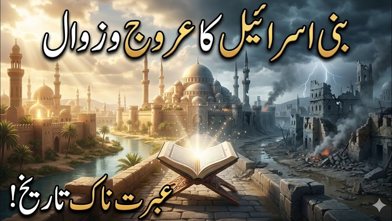بنی اسرائیل کی تاریخ: عروج، زوال اورنصیحتیں | قرآن میں بنی اسرائیل کے واقعات سے حاصل ہونے والے اسباق