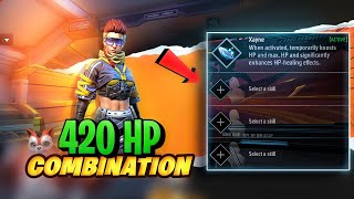 NEW ( 420 HP ) CHARACTER COMBINATION FOR | BR RANK | CS RANK || UNLIMITED HP COMBINATION screenshot 5