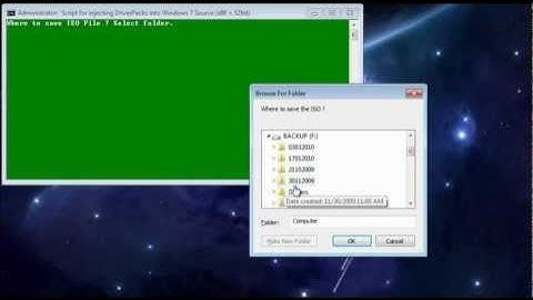 DriverPacks into Windows 7 Source 1.avi