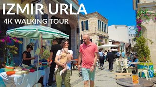 Izmir Walking Tour 2023: URLA, the Wonderful Town | Izmir City Walk 🇹🇷 4K 60fps