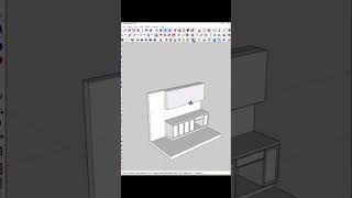 Discover Your Dream KITCHEN with Sketchup #3dmodeling #sketchup3d #tvcabinet