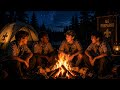 It Snuck Up On A Boy Scouts Camp And Was Watching Them From The Grass At Night