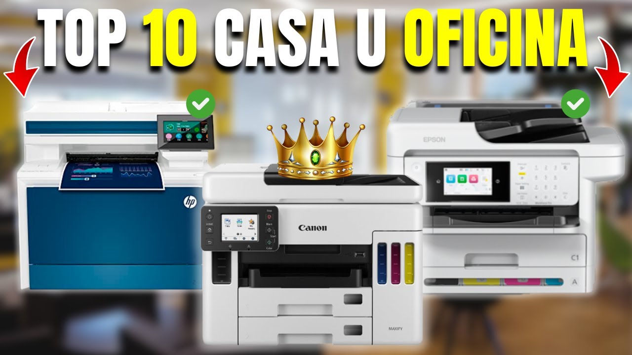 🔥 MEJORES IMPRESORAS MULTIFUNCIONALES 2025 PARA CASA O NEGOCIO | TOP 10 MEJORES IMPRESORAS