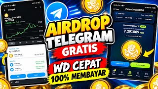 TERBARU🔥AIRDROP TELEGRAM GRATIS 100% WD CEPAT👏