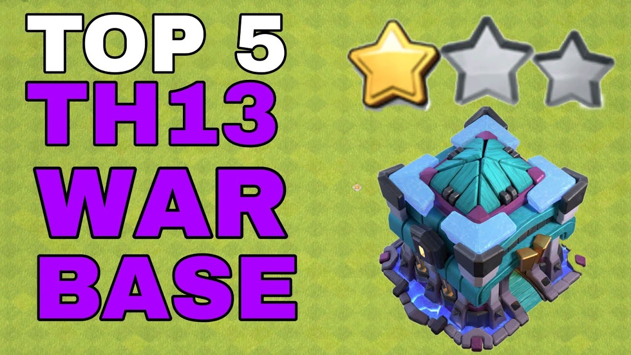 Top5 OP base for TH13 || WAR,CWL,PUSHING || THIS BASE FOR ALL.....CLASH OF CLANS INDIA