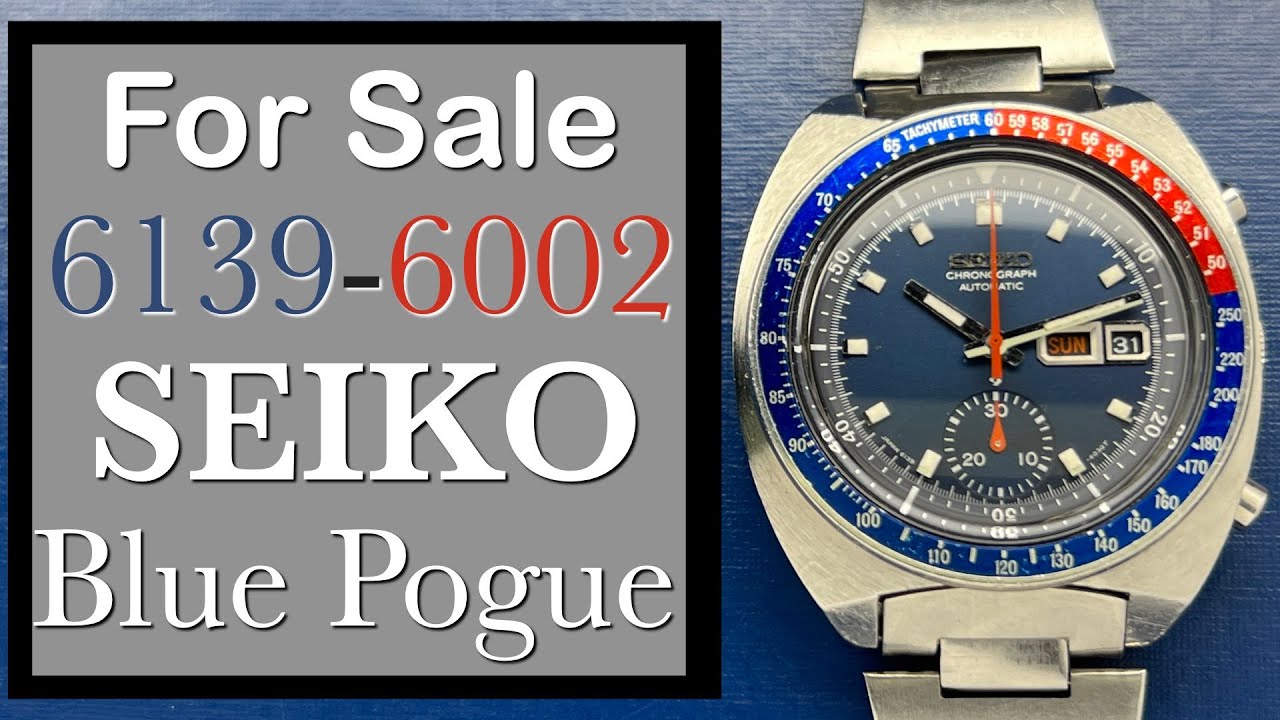 For Sale -- Seiko 6139-6002 