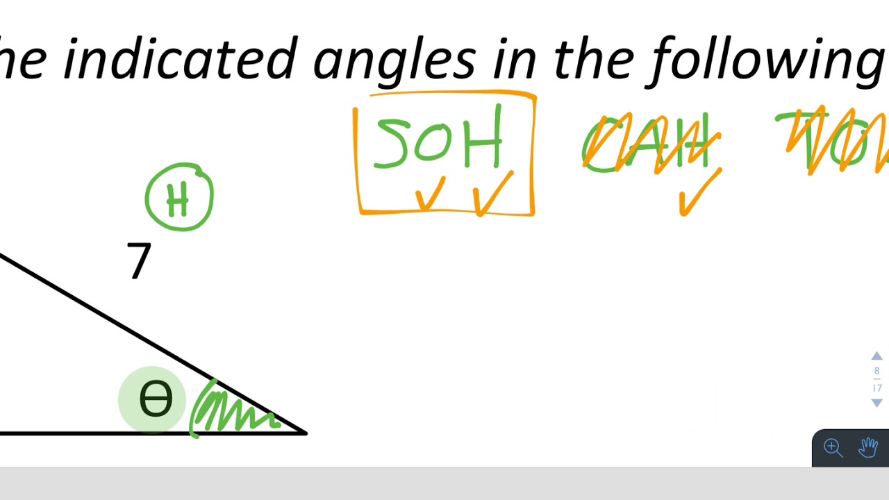 MFM2PI Trigonometry 5.4 Finding Interior Angles