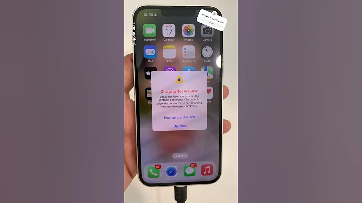 iPhone Liquid detection fix #shorts #short #iphone