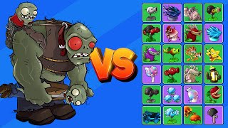 MEGAZOMBISTEIN vs TODAS LAS PLANTAS FUSIONADAS | PvZ Fusion