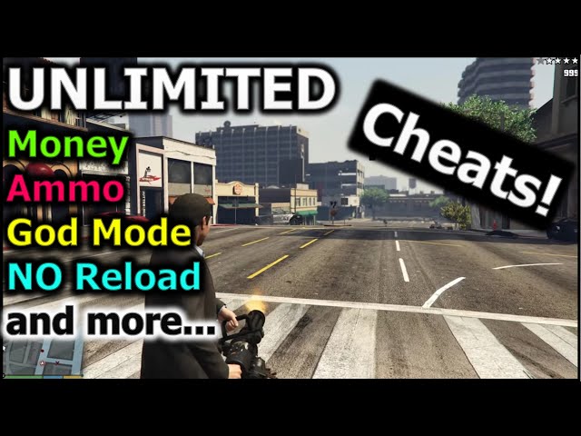 GTA 5 - Cheats  Infinite ammo, health, all weapons, and more 