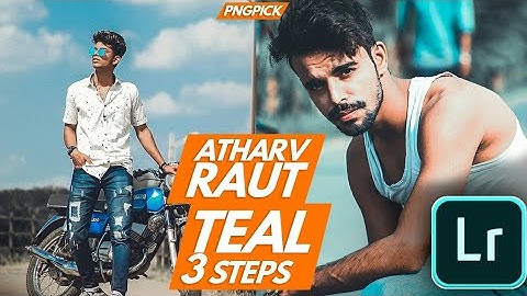 Atharv Raut Teal editing in 3 steps using Adobe Lightroom Mobile in Hindi || Atharv Raut Teal Preset