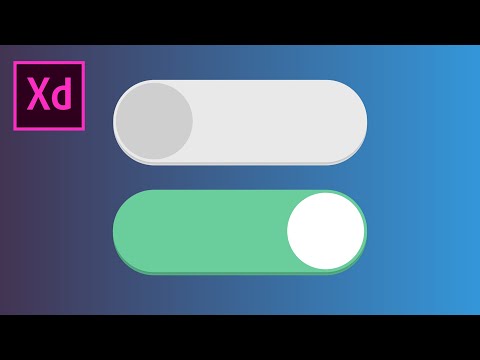 How To Create an Animated Toggle Switch in Adobe XD - [Adobe XD Tutorial]