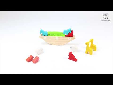 Балансирующая лодка от Plan Toys Balancing Boat