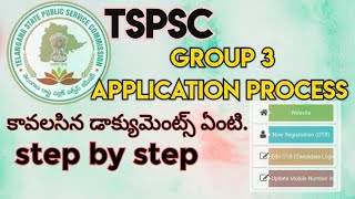 #telangana #tspsc Group3 online application process screenshot 4