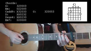 Calum Scott - You Are The Reason EASY Guitar Tutorial chords