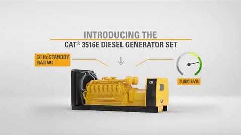 CAT 3516E Diesel Generator Set