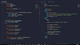 How to Instantiate a Php class, write properties, methods, static properties and access them.