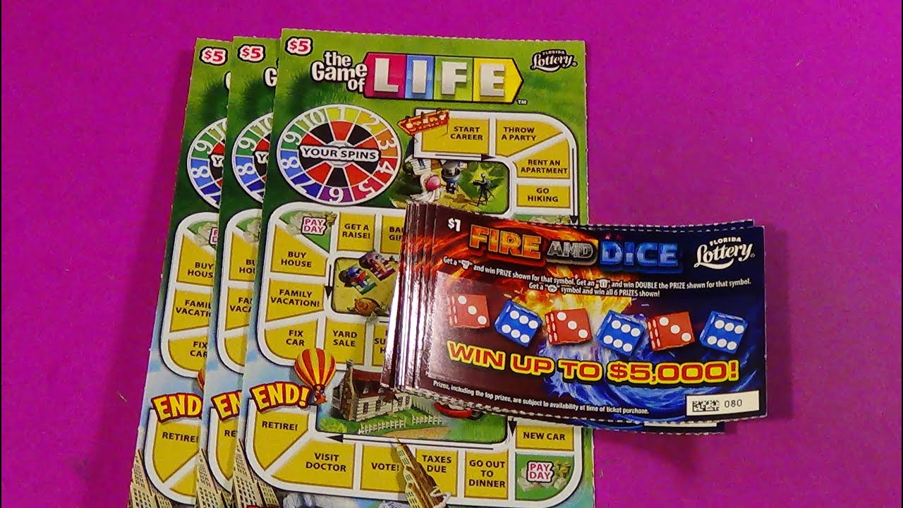 SOOD 1237 1 FIRE AND DICE (10) 5 THE GAME OF LIFE (3) Florida