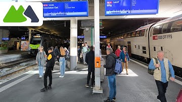 Tight train transfers in Switzerland explained by frequent traveler
