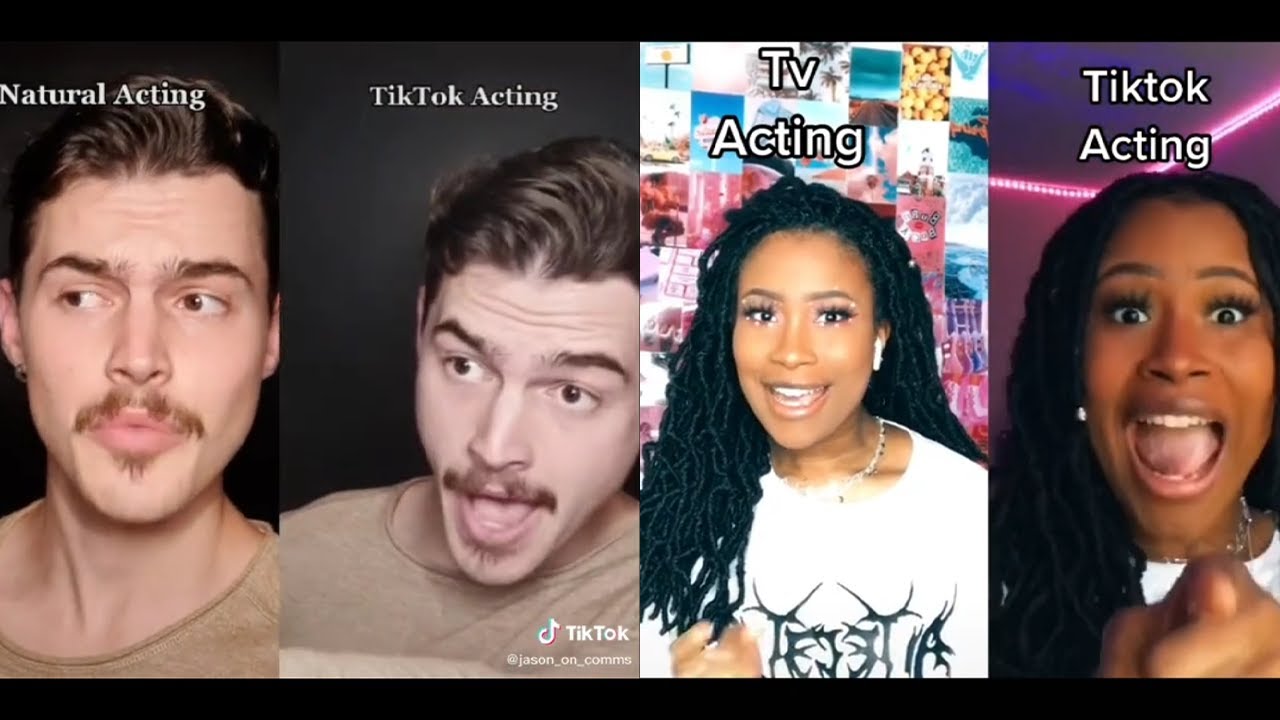 Best of Professional Acting VS TikTok Acting YouTube