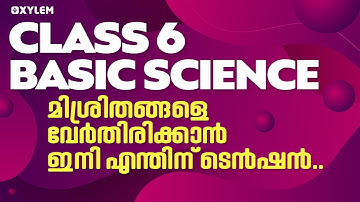 CLASS 6 Basic science - മിശ്രിതങ്ങളെ വേർതിരിക്കാൻ ഇനി എന്തിനു ടെൻഷൻ | Xylem Class 6
