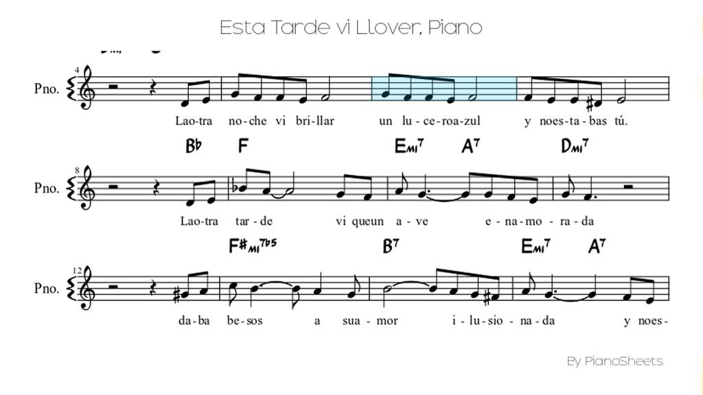 Esta Tarde vi Llover [Piano Solo] - YouTube